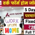 Axix Bank Work From Home Job