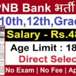 Panjab National Bank Consultant Recruitment